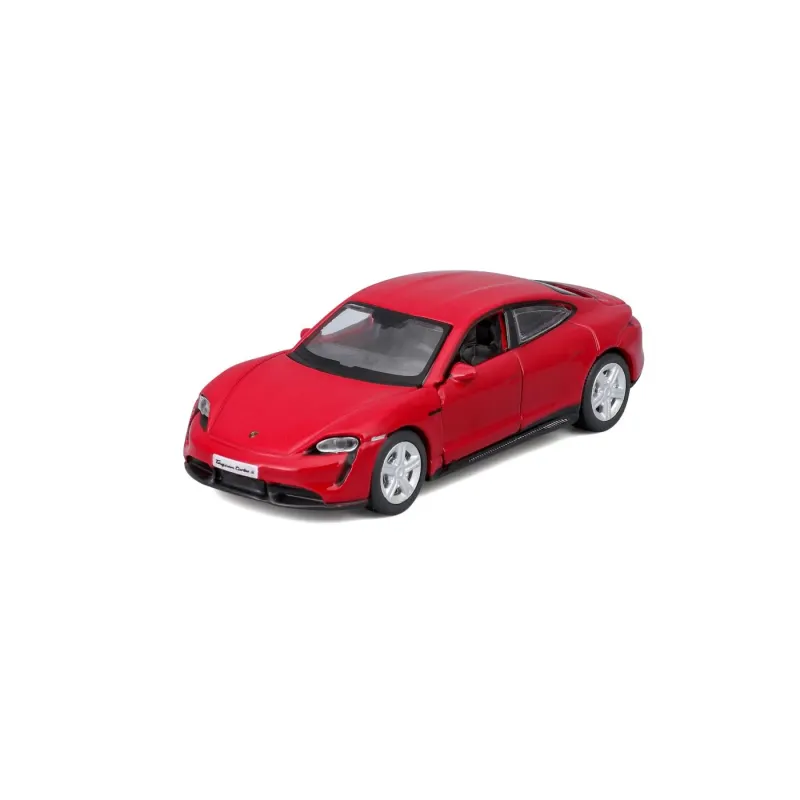 MAISTO MAȘINUȚĂ METALICĂ SPEED ICONS PORSCHE TAYCAN TURBO S ROSU SCARA 1 LA 64