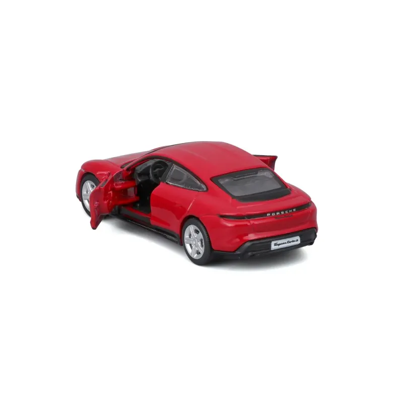 MAISTO MAȘINUȚĂ METALICĂ SPEED ICONS PORSCHE TAYCAN TURBO S ROSU SCARA 1 LA 64