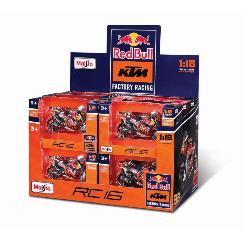 Machetă motocicletă Maisto -  RED BULL KTM [1:18]