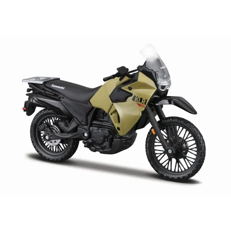 Machetă motocicletă Maisto -  KAWASAKI KLR650 VERDE [1:18]