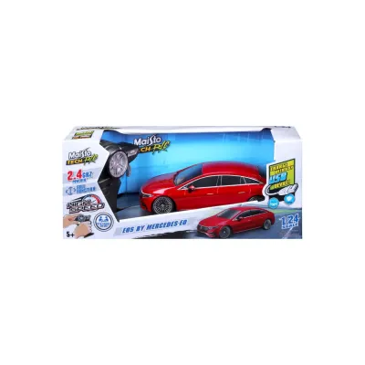 MAISTO MAȘINUȚĂ PREMIUM CU TELECOMANDĂ 2.4GHz EQS BY MERCEDES-EQ SCARA 1 LA 24
