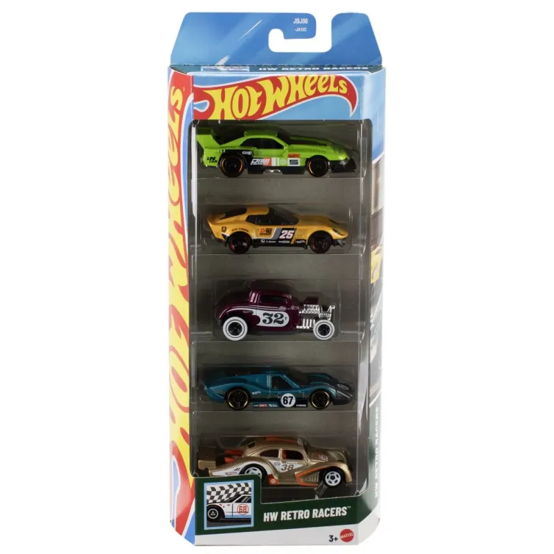 SET 5 MASINI HOT WHEELS HW RETRO RACERS