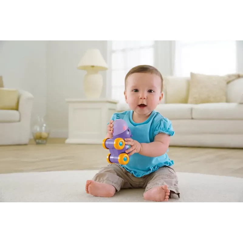 FISHER PRICE JUCĂRIE APASA ȘI MERGI HIPOPOTAM