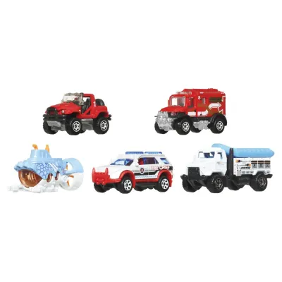 MATCHBOX SET 5 MASINUTE METALICE MBX MARINE RESCUE SCARA 1:64