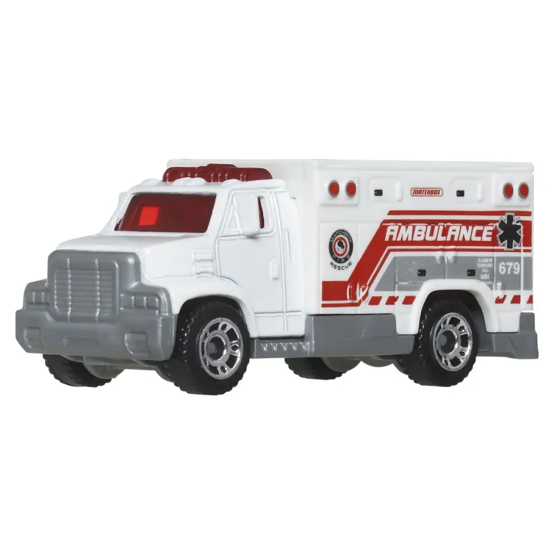 MATCHBOX SET 5 MASINUTE METALICE RESCUE SCARA 1 LA 64