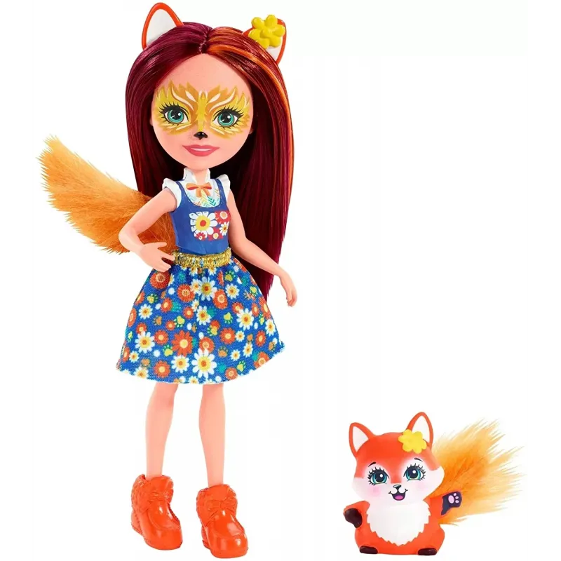 ENCHANTIMALS PAPUSI CU ANIMALUTE FELICITY FOX ȘI FLICK