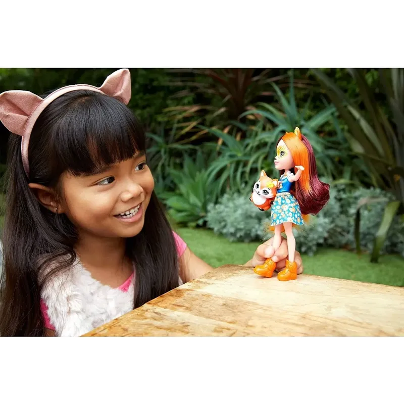 ENCHANTIMALS PAPUSI CU ANIMALUTE FELICITY FOX ȘI FLICK