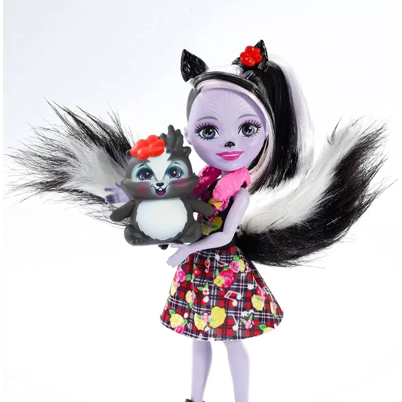 ENCHANTIMALS PAPUSI CU ANIMALUTE SAGE SKUNK ȘI CAPER
