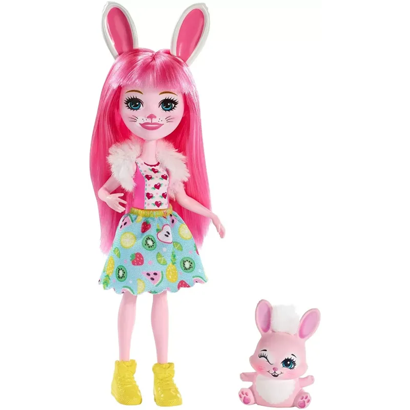 ENCHANTIMALS PAPUSI CU ANIMALUTE BREE BUNNY ȘI TWIST