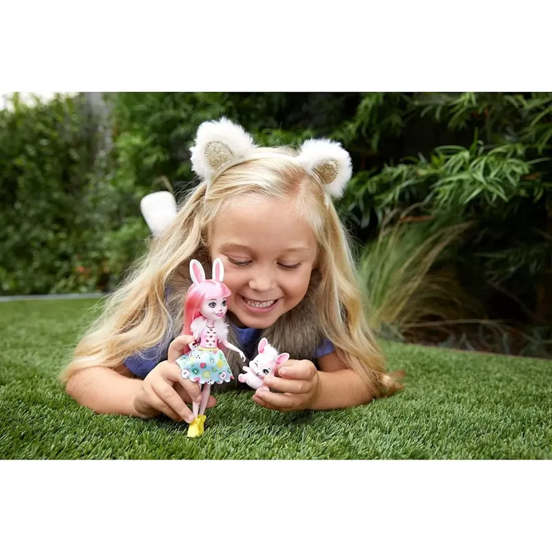 ENCHANTIMALS PAPUSI CU ANIMALUTE BREE BUNNY ȘI TWIST