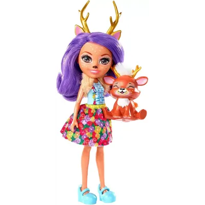 ENCHANTIMALS PAPUSI CU ANIMALUTE DANESSA DEER ȘI SPRINT