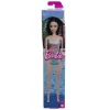 PAPUSA BARBIE BRUNETA CU COSTUM DE BAIE ALBASTRU