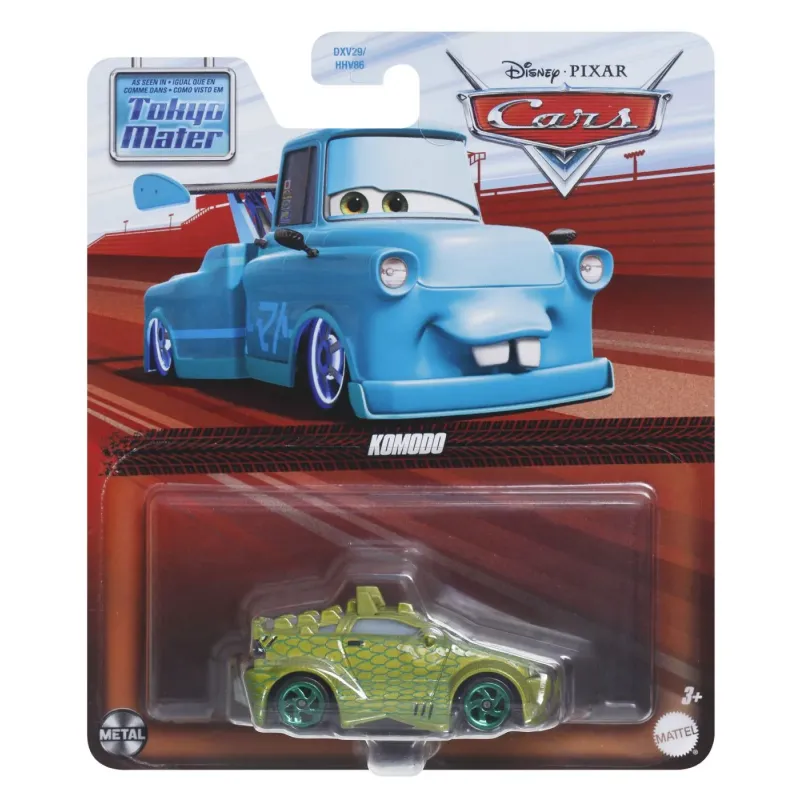 MAȘINUȚĂ METALICĂ CARS3 PERSONAJUL KOMODO