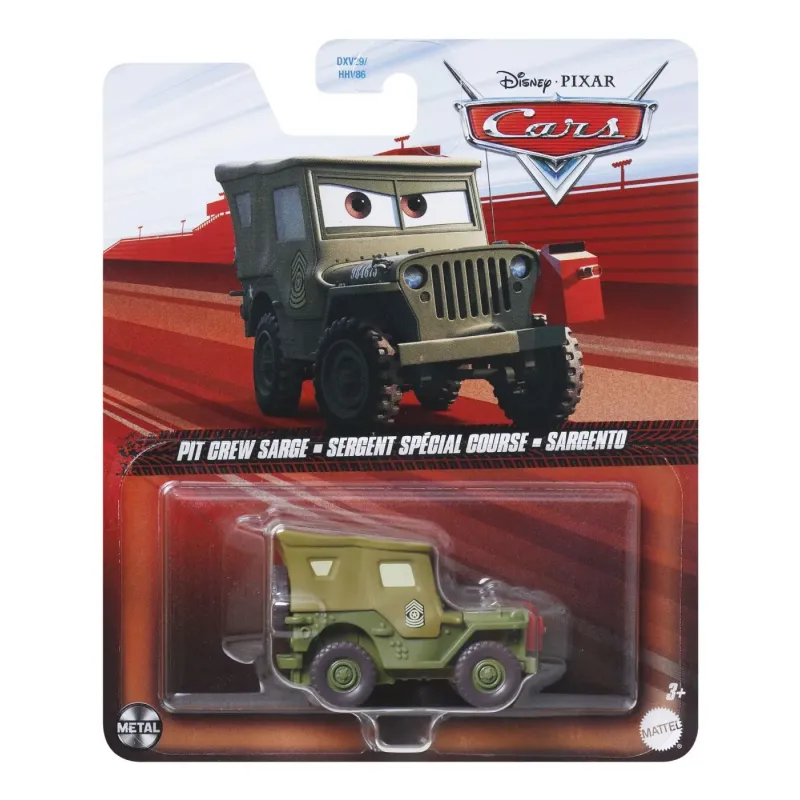 MAȘINUȚĂ METALICĂ CARS3 PERSONAJUL PIT CREW SARGE