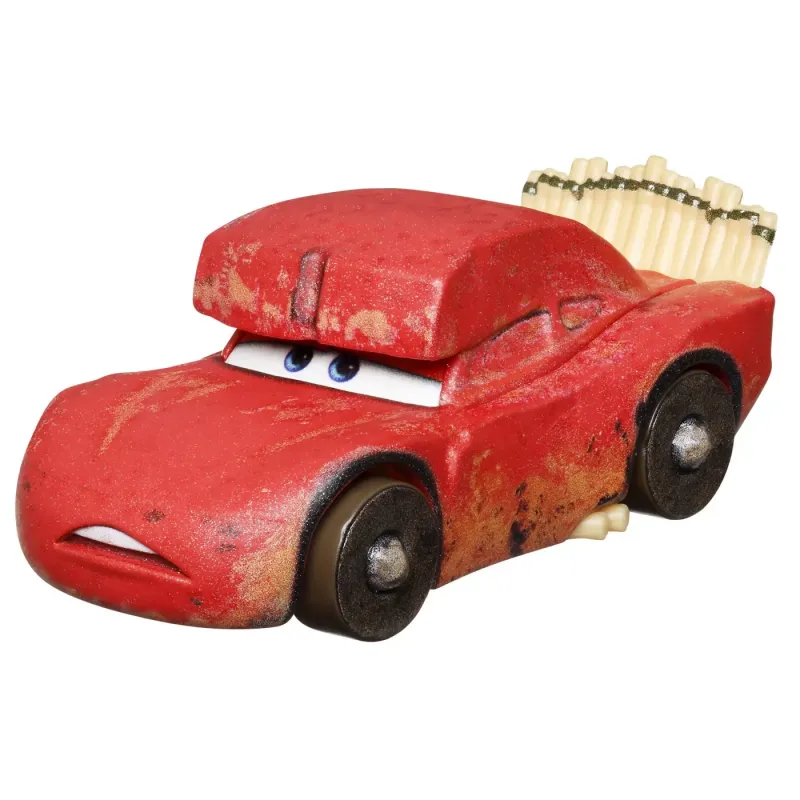 CARS3 SET 2 MASINUTE METALICE CAVE FULGER MCQUEEN ȘI PITSTOPOSAURUS