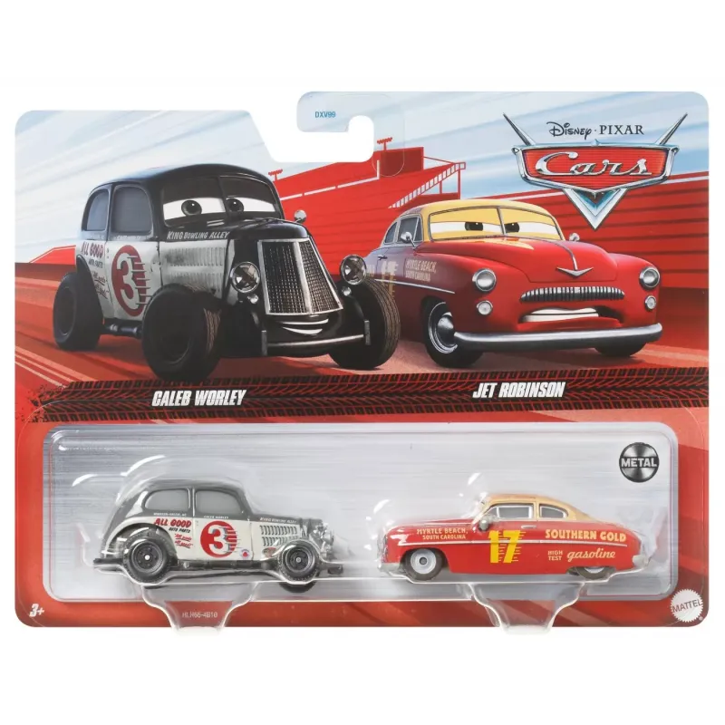 CARS3 SET 2 MASINUTE METALICE CALEB WORLEY ȘI JET ROBINSON