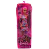 PAPUSA BARBIE FASHIONISTA CU PAR ROZ ȘI PICIOR PROTETIC