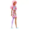 PAPUSA BARBIE FASHIONISTA CU PAR ROZ ȘI PICIOR PROTETIC