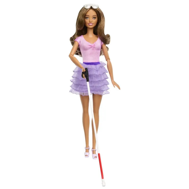 BARBIE FASHIONISTAS PAPUSA BARBIE CU BASTON PENTRU NEVAZATORI