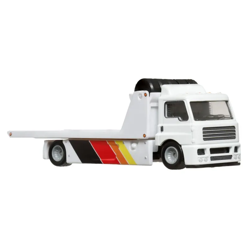 HOT WHEELS TRANSPORTATOR FLEET STREET CU MAȘINUȚĂ TOYOTA OFF ROAD TRUCK SCARA 1:64
