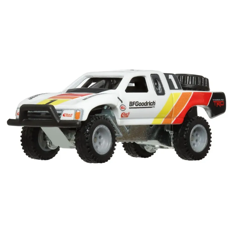 HOT WHEELS TRANSPORTATOR FLEET STREET CU MAȘINUȚĂ TOYOTA OFF ROAD TRUCK SCARA 1:64
