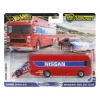 HOT WHEELS TRANSPORTATOR EURO HAULER CU MAȘINUȚĂ NISSAN 300 ZX GTS SCARA 1:64