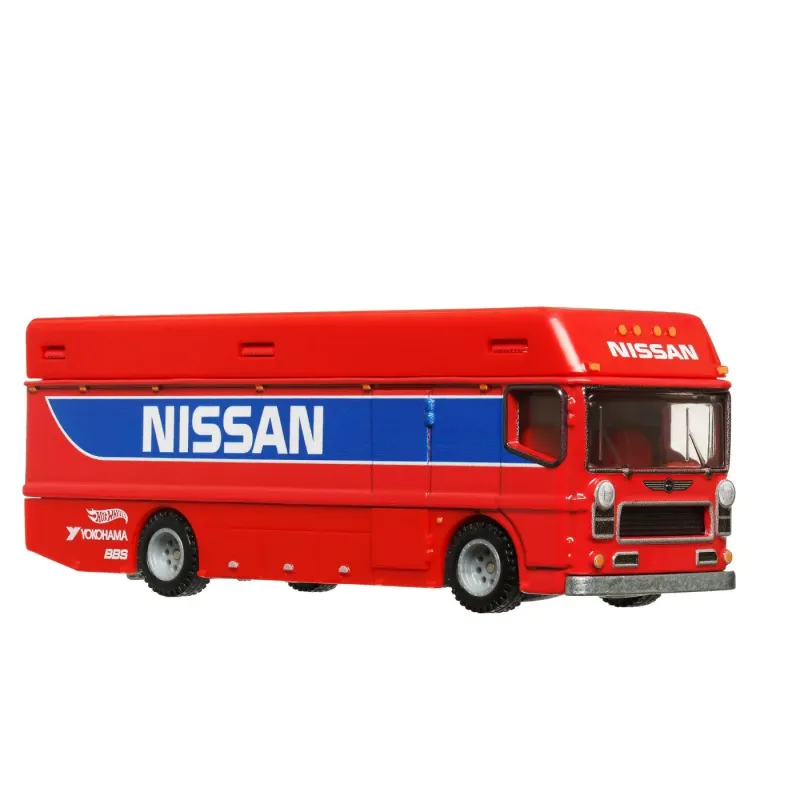 HOT WHEELS TRANSPORTATOR EURO HAULER CU MAȘINUȚĂ NISSAN 300 ZX GTS SCARA 1:64