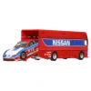 HOT WHEELS TRANSPORTATOR EURO HAULER CU MAȘINUȚĂ NISSAN 300 ZX GTS SCARA 1:64