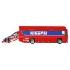 HOT WHEELS TRANSPORTATOR EURO HAULER CU MAȘINUȚĂ NISSAN 300 ZX GTS SCARA 1:64