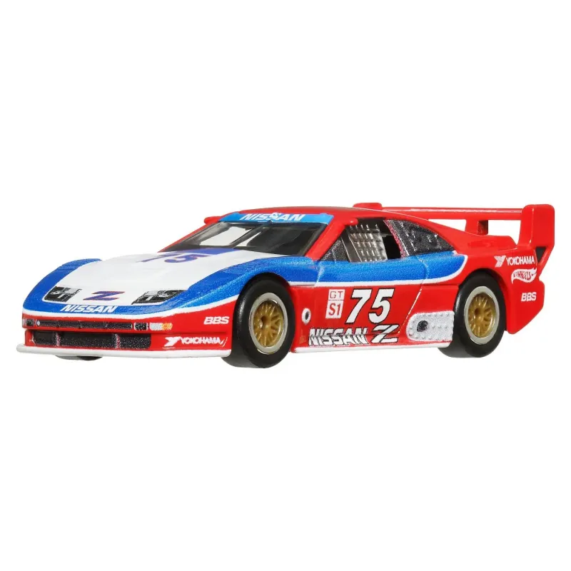 HOT WHEELS TRANSPORTATOR EURO HAULER CU MAȘINUȚĂ NISSAN 300 ZX GTS SCARA 1:64