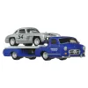 HOT WHEELS TRANSPORTATOR  MERCEDES-BENZ 55 BLAUES WUNDER CU MAȘINUȚĂ MERCEDES-BENZ 300 SL SCARA 1:64