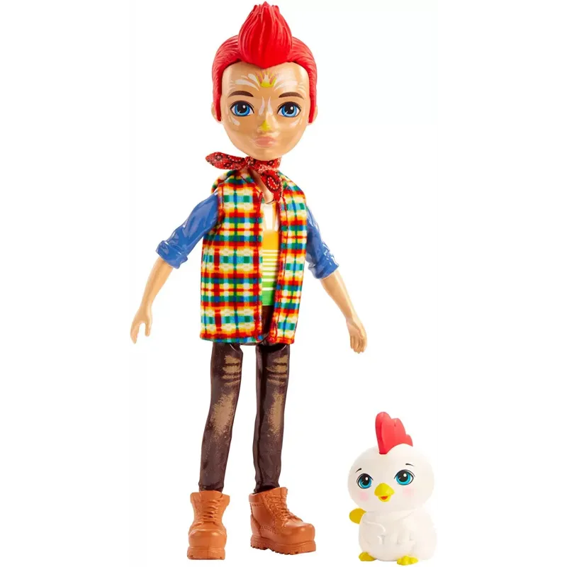 ENCHANTIMALS PAPUSI ȘI ANIMALUTE REDWARD ROOSTER ȘI CLUCK