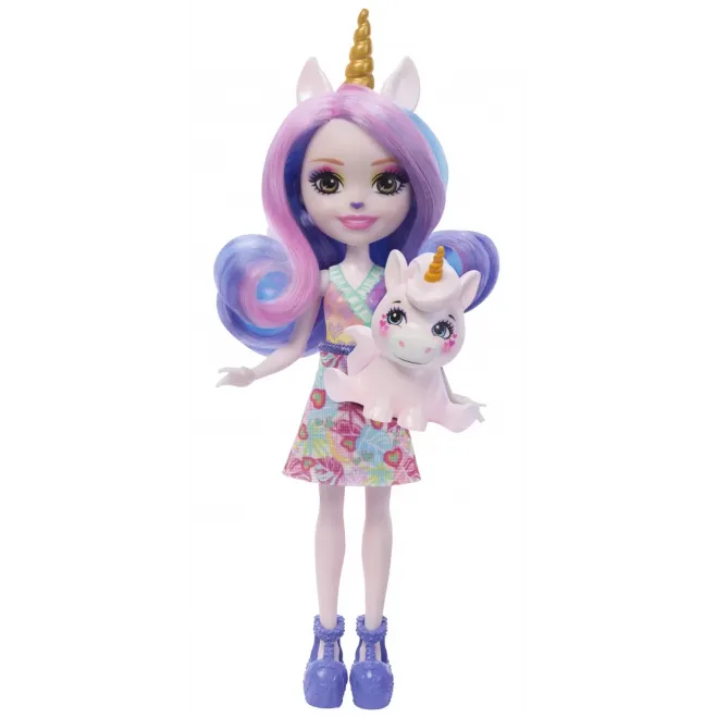 ENCHANTIMALS PAPUSI ȘI ANIMALUTE ULIA UNICORN ȘI PACIFICA