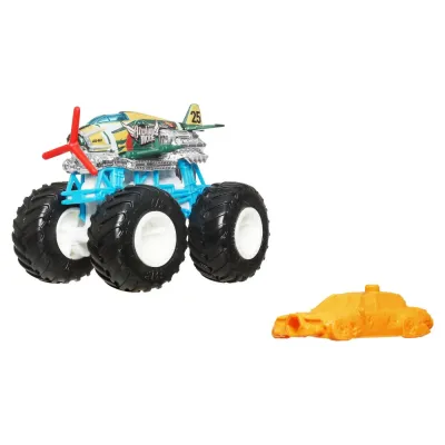 HOT WHEELS MONSTER TRUCK MAȘINUȚĂ AIRPLANE MODE SCARA 1:64