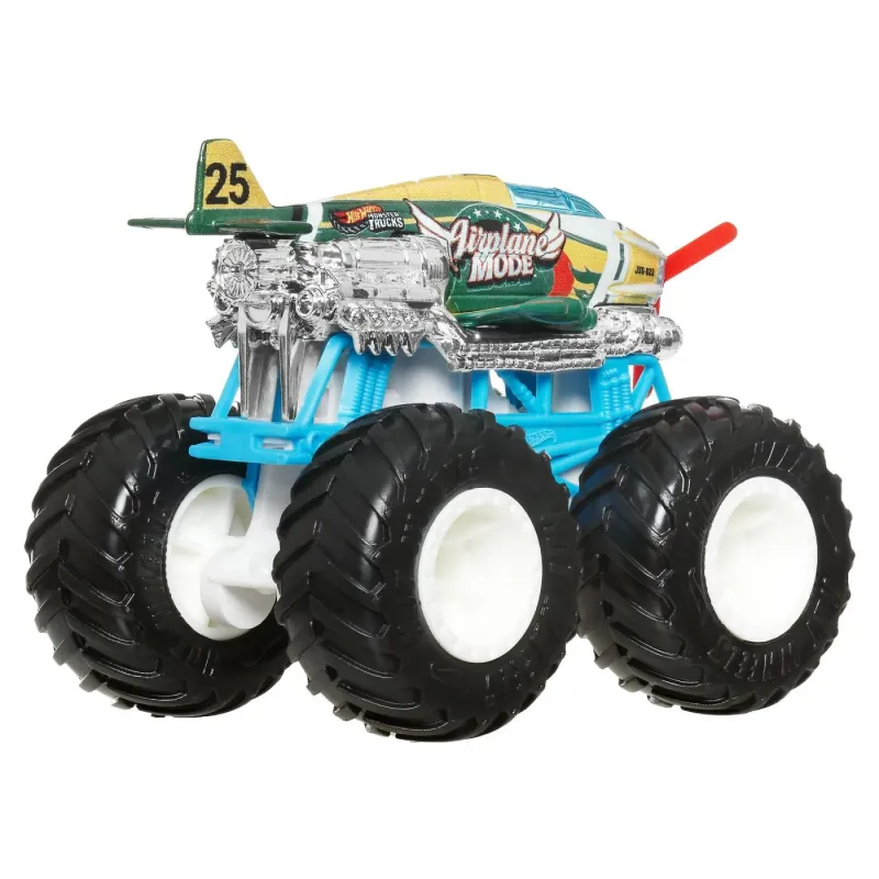 HOT WHEELS MONSTER TRUCK MAȘINUȚĂ AIRPLANE MODE SCARA 1:64