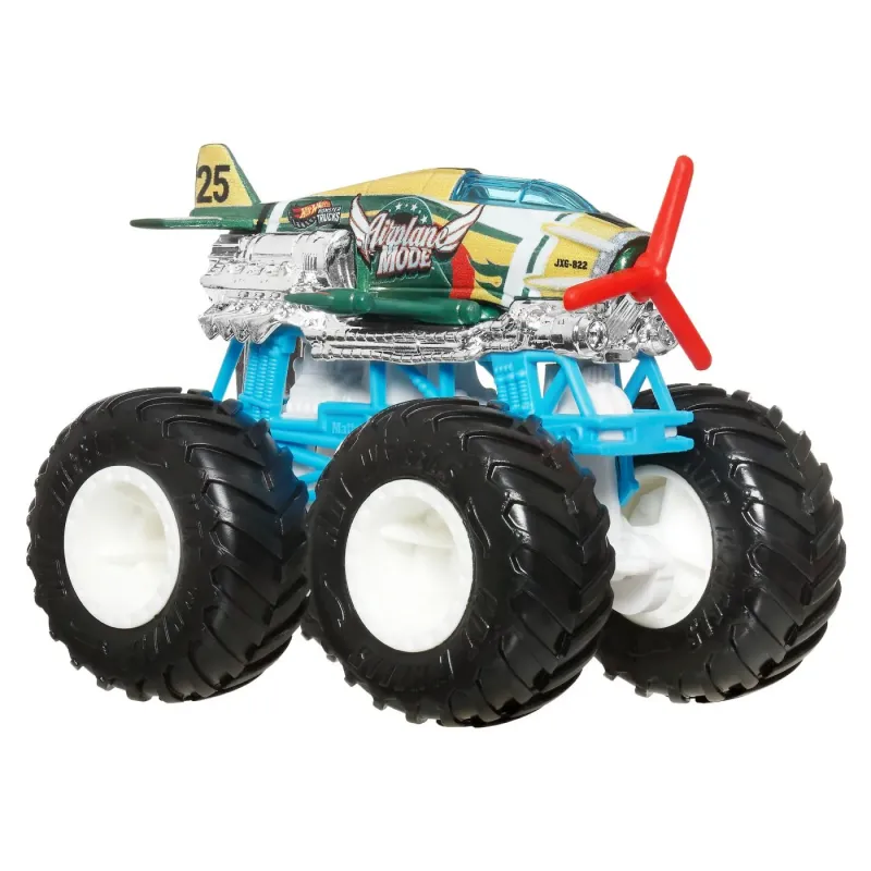HOT WHEELS MONSTER TRUCK MAȘINUȚĂ AIRPLANE MODE SCARA 1:64