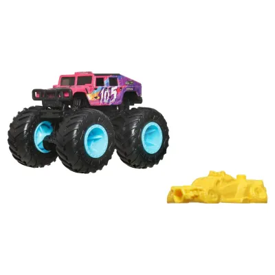 HOT WHEELS MONSTER TRUCK MAȘINUȚĂ HUMVEE 4-CT FASTBACK SCARA 1:64