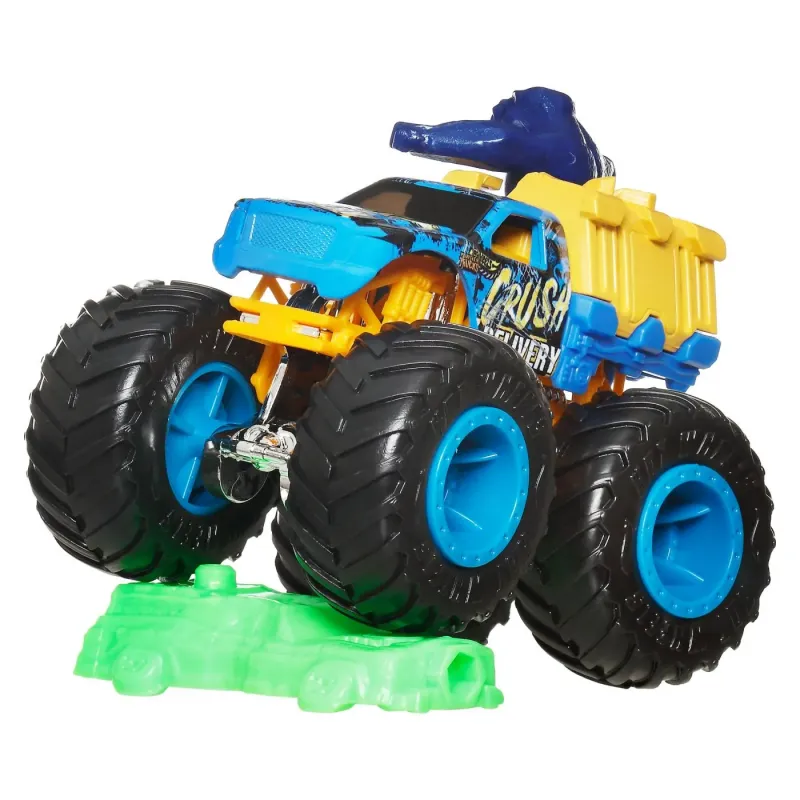 HOT WHEELS MONSTER TRUCK MAȘINUȚĂ CRUSH DELIVERY SCARA 1:64