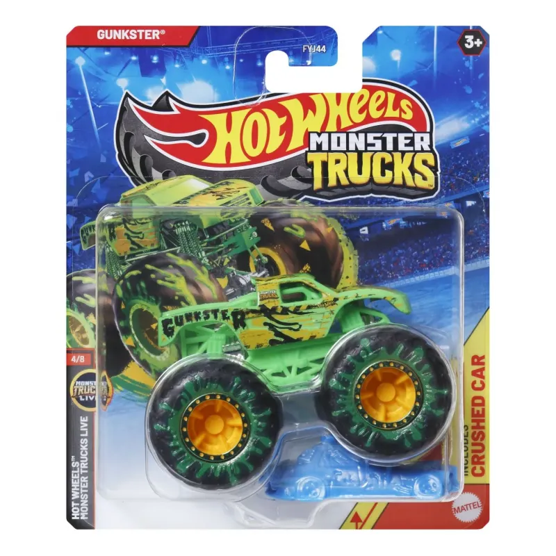 HOT WHEELS MONSTER TRUCK MAȘINUȚĂ GUNKSTER SCARA 1:64