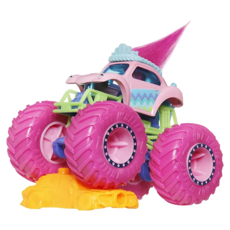 HOT WHEELS MONSTER TRUCK MAȘINUȚĂ TROLLS POPPY SCARA 1:65