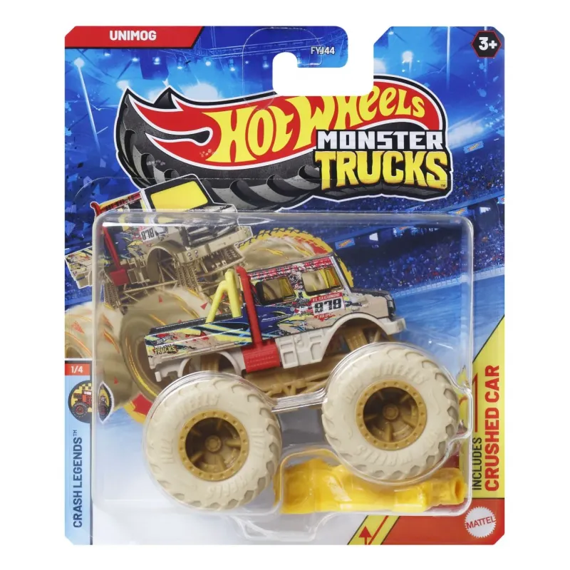 HOT WHEELS MONSTER TRUCK MAȘINUȚĂ UNIMOG SCARA 1:64
