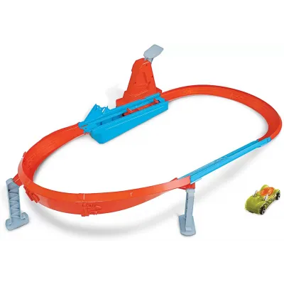 HOT WHEELS CIRCUIT RAPID CU LANSATOR ȘI MAȘINUȚĂ EXCLUSIVA