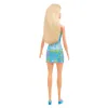 PAPUSA BARBIE BLONDA CU ROCHITA ALBASTRA