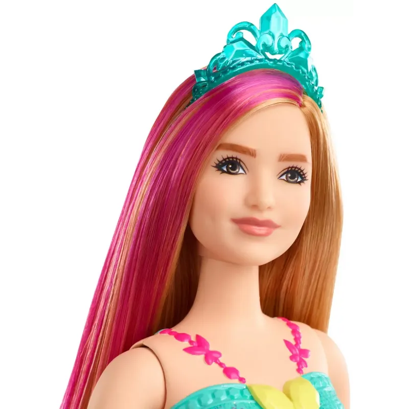 BARBIE PAPUSA PRINTESA DREAMTOPIA CU CORONITA ALBASTRA