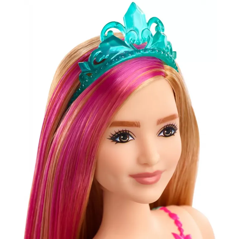 BARBIE PAPUSA PRINTESA DREAMTOPIA CU CORONITA ALBASTRA