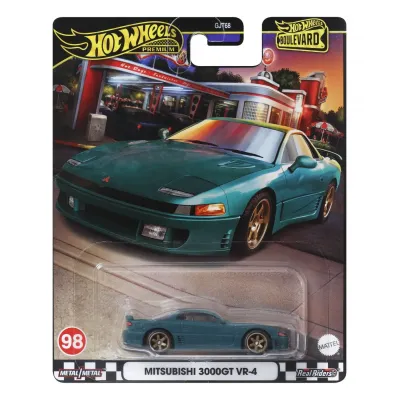HOT WHEELS PREMIUM BOULEVARD MAȘINUȚĂ METALICĂ MITSUBISHI 3000GT SCARA 1:64