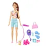 BARBIE - Set de joaca cu accesorii - Păpușa Bărbie sportivă