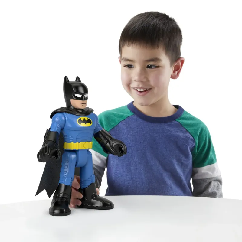 FISHER PRICE IMAGINEXT DC SUPER FRIENDS FIGURINĂ BATMAN XL CU COSTUM ALBASTRU