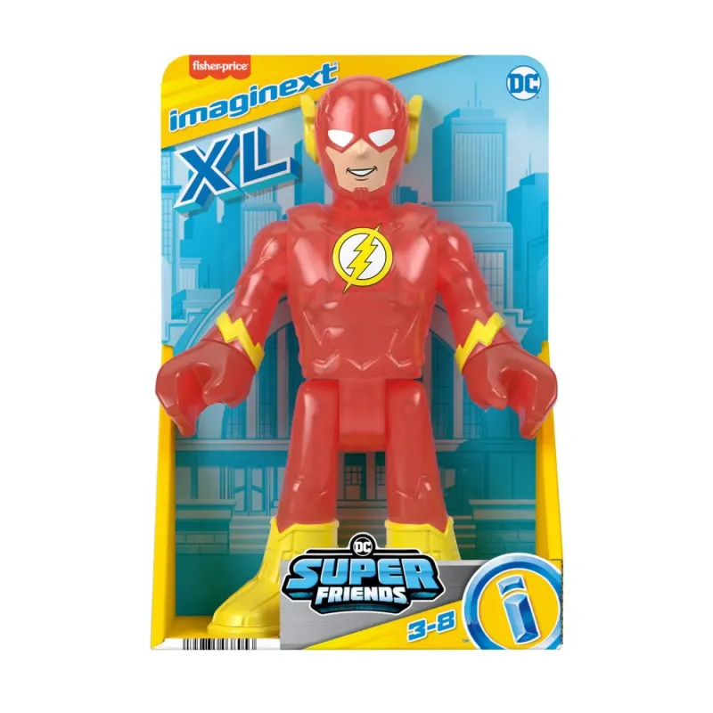 FISHER PRICE IMAGINEXT DC SUPER FRIENDS FIGURINĂ FLASH XL