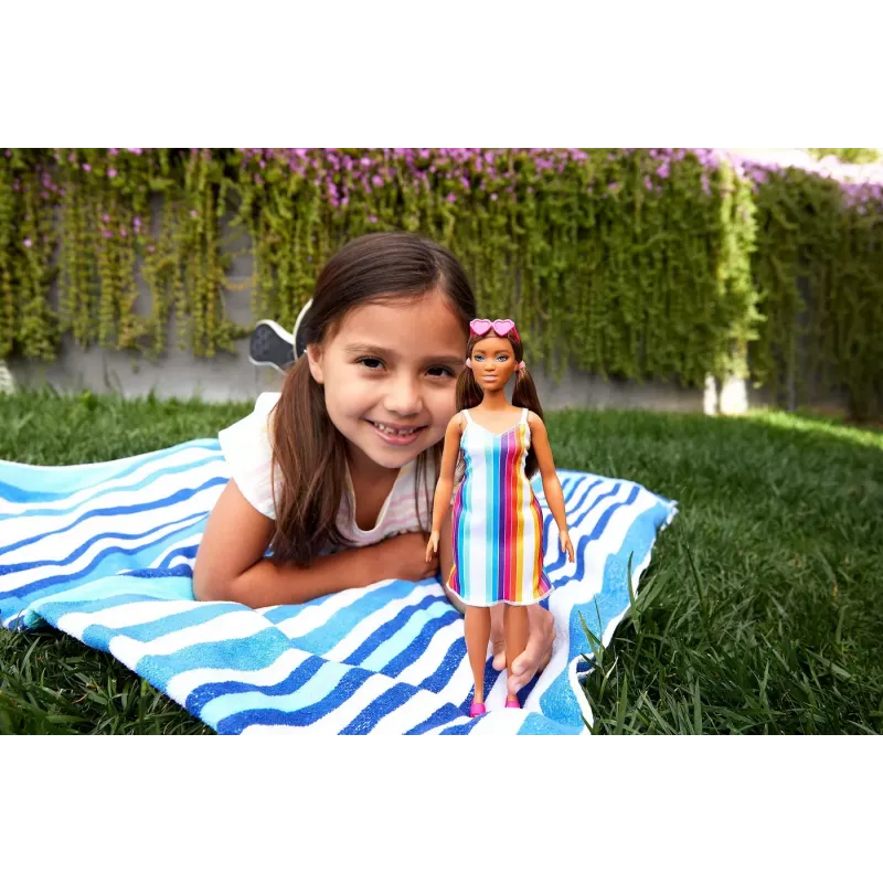 BARBIE TRAVEL PAPUSA BARBIE ANIVERSARE 50 DE ANI MALIBU SATENA